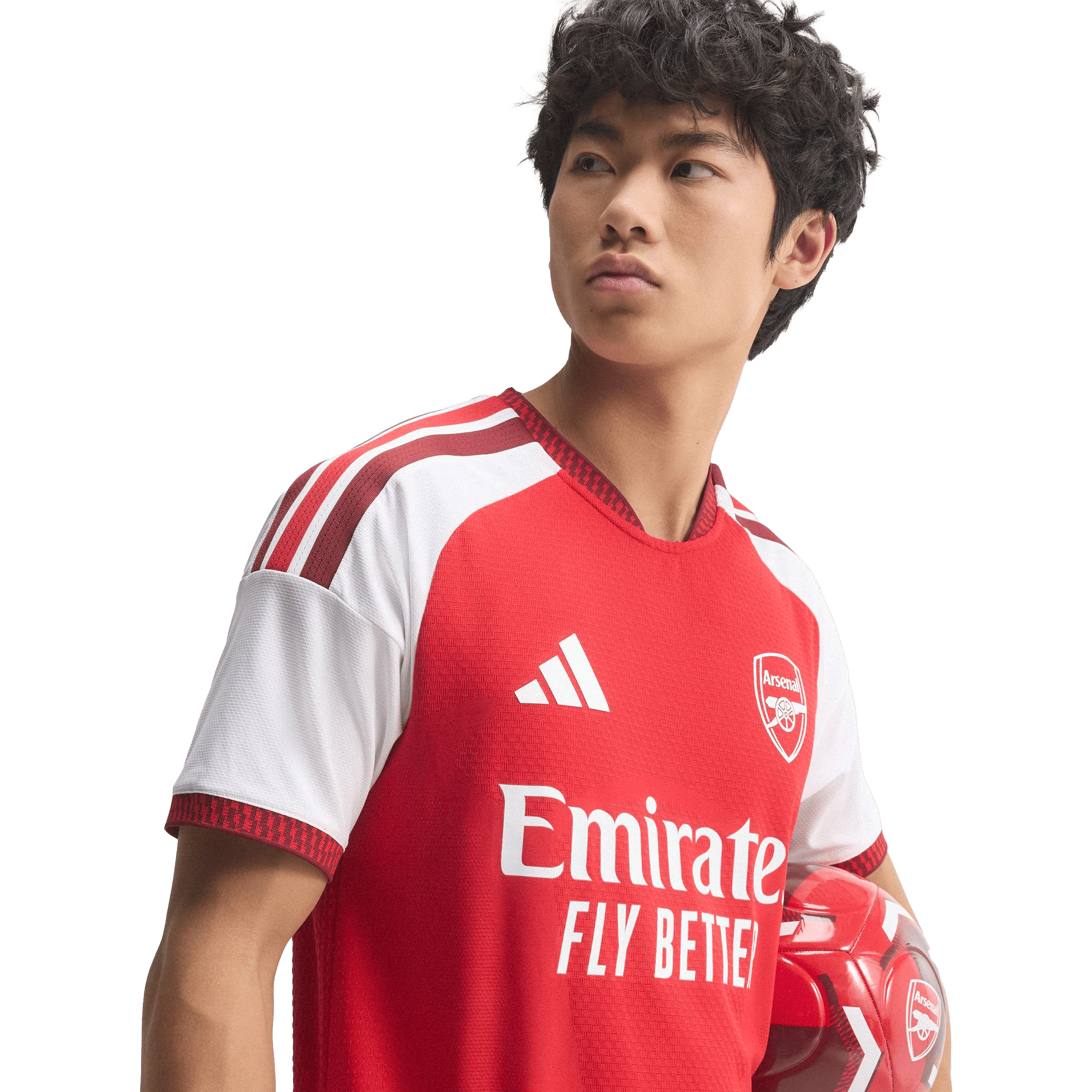 adidas Mens Arsenal FC 26/27 Home Authentic Football Jersey Red